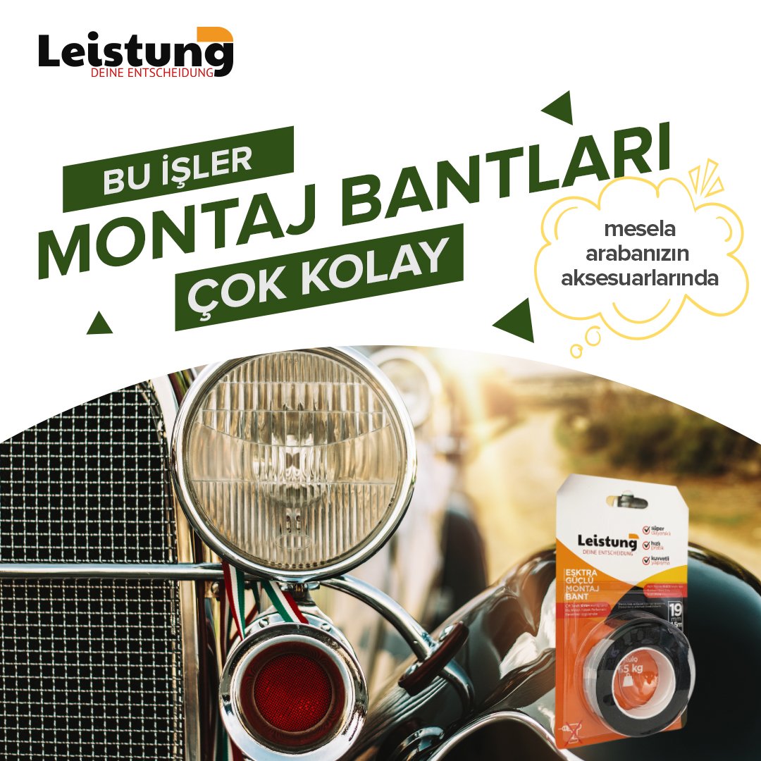 LT-1252 Extra Güçlü Montaj Bant